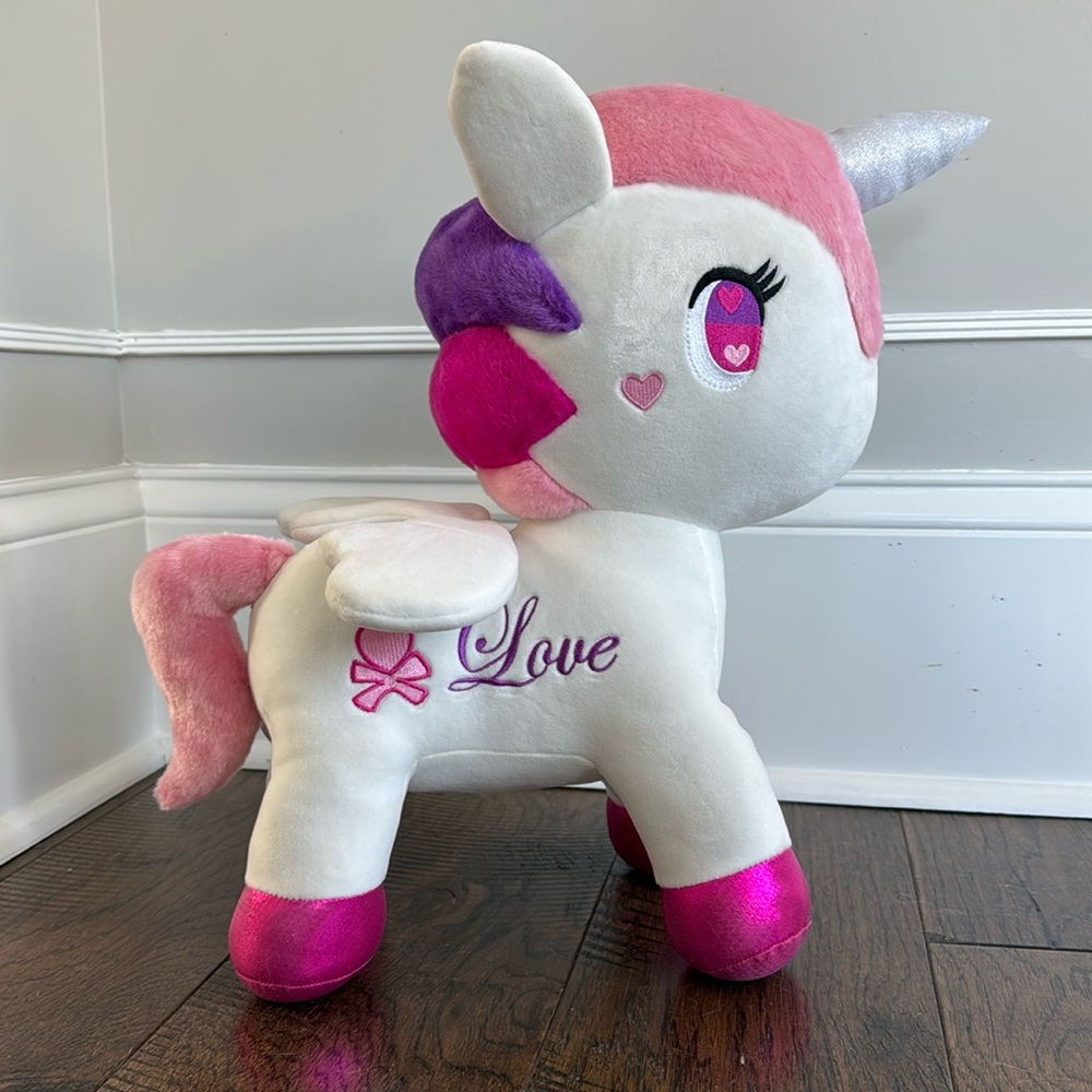 Tokidoki Unicorno Lolopessa Plush White Big Valentines